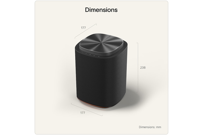 Dimension image of the LG Sound Suite Stereo Suite 7 (set) - M7.M7001